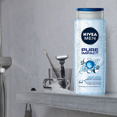 NIVEA Men Body Wash, 500 ml & NIVEA Body Lotion for Very Dry Skin, Cocoa Nourish, with Coconut Oil & Cocoa Butter, 400 ml